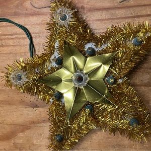 Rare vintage Christmas Tree Star topper